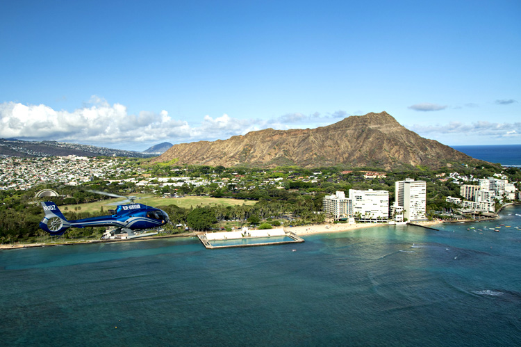 Waikiki's famous landmark - Diamond Head Crater