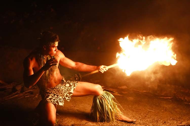 Aloha Kai Luau Fire Dancer
