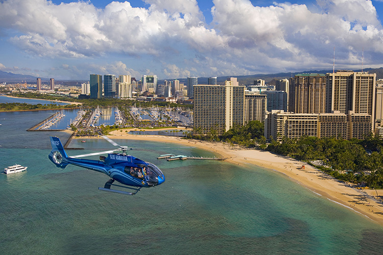 Famous Waikiki beach