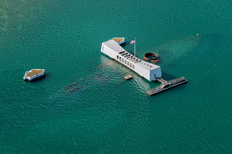 the USS Arizona Memorial