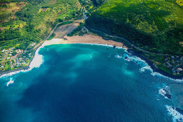 Waimea Bay on the north shore